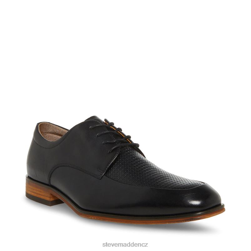 obuv Černá kůže LR2BN1010 muži Steve Madden imala