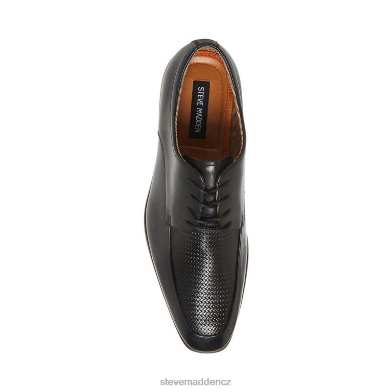 obuv Černá kůže LR2BN1010 muži Steve Madden imala