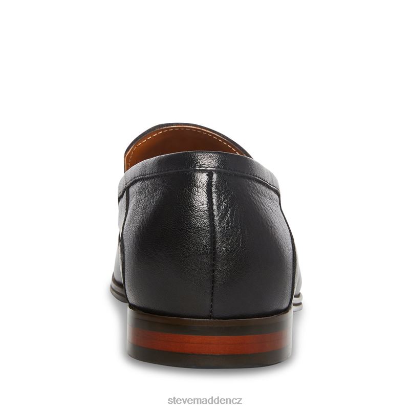obuv Černá kůže LR2BN1017 muži Steve Madden aahron
