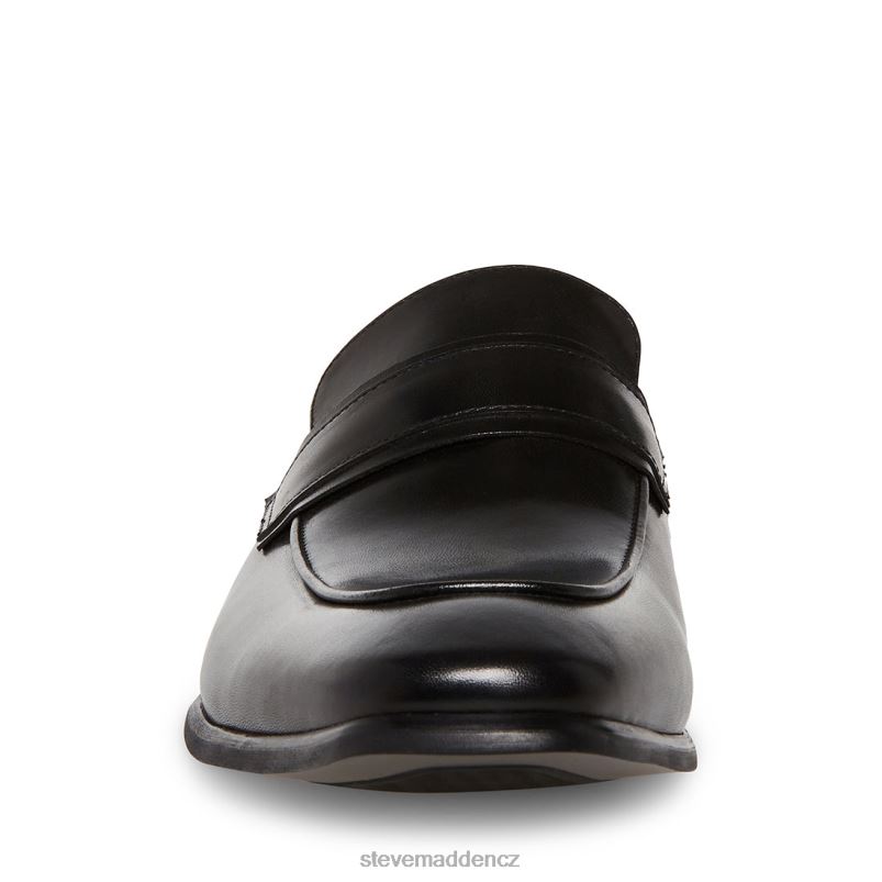 obuv Černá kůže LR2BN1030 muži Steve Madden beaudon