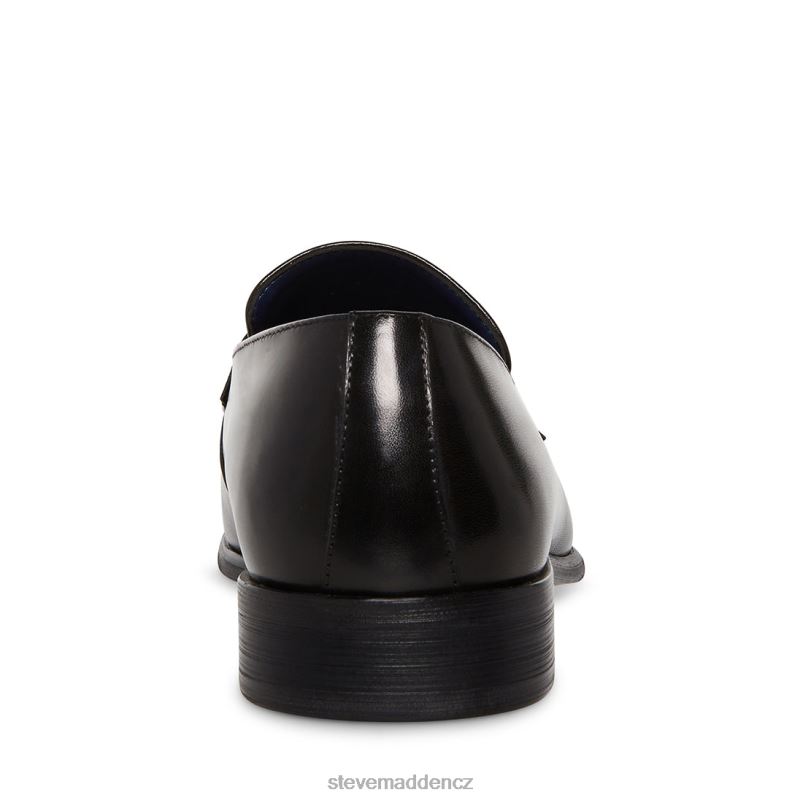 obuv Černá kůže LR2BN1030 muži Steve Madden beaudon