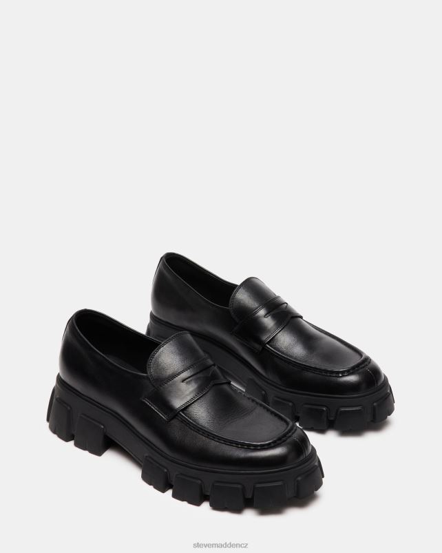 obuv Černá kůže LR2BN982 muži Steve Madden centro