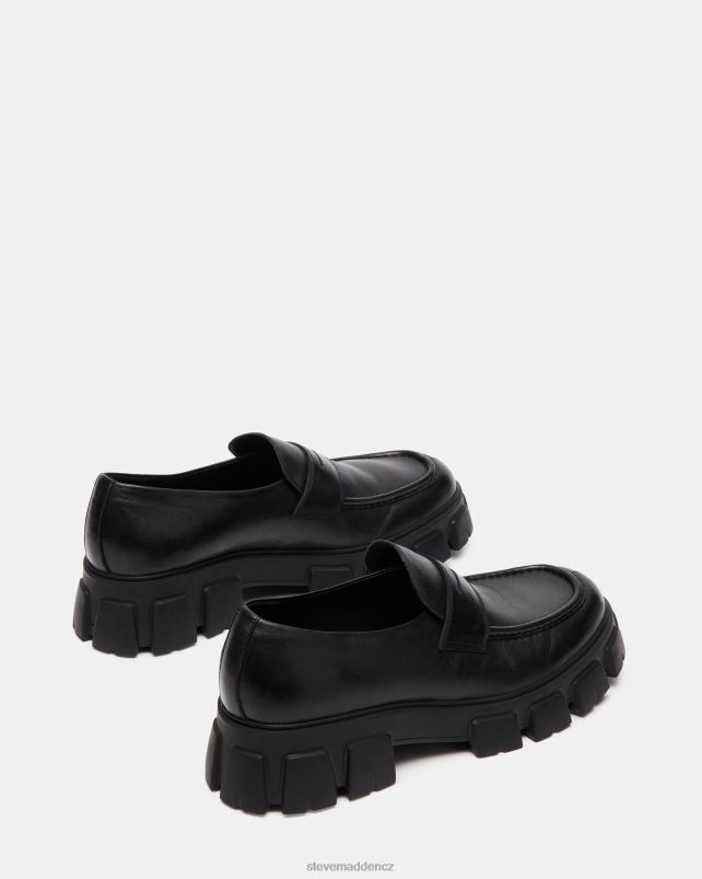obuv Černá kůže LR2BN982 muži Steve Madden centro