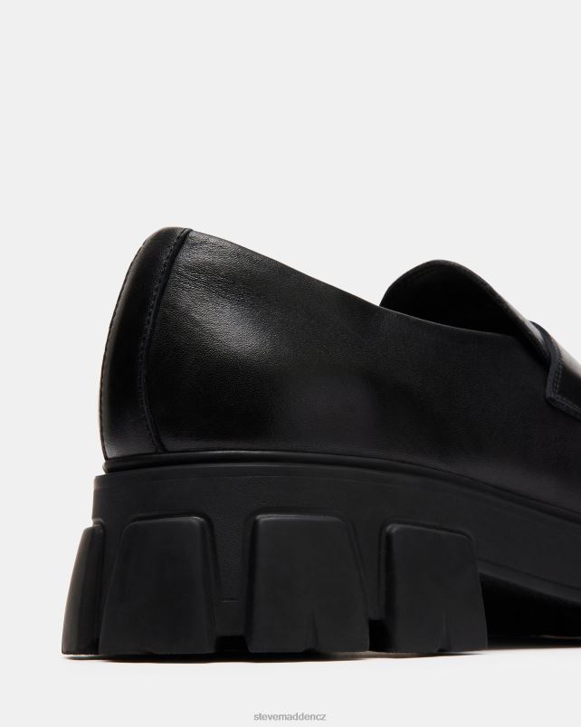 obuv Černá kůže LR2BN982 muži Steve Madden centro