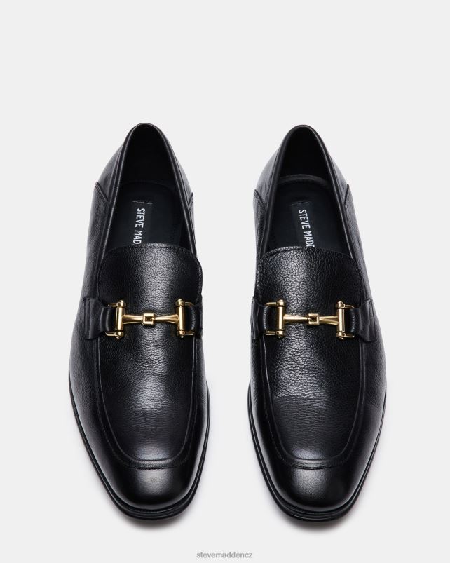 obuv Černá kůže LR2BN987 muži Steve Madden archee