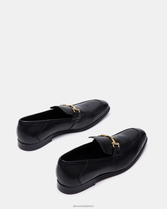 obuv Černá kůže LR2BN987 muži Steve Madden archee