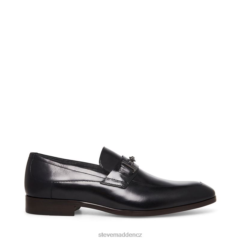 obuv Černá kůže LR2BN992 muži Steve Madden valon