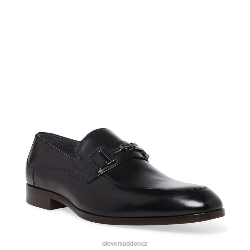 obuv Černá kůže LR2BN992 muži Steve Madden valon