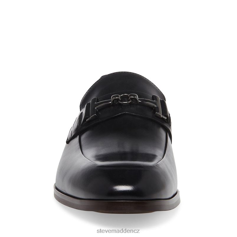 obuv Černá kůže LR2BN992 muži Steve Madden valon