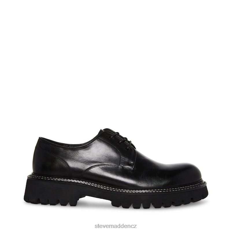 obuv Černá kůže LR2BN993 muži Steve Madden zylen