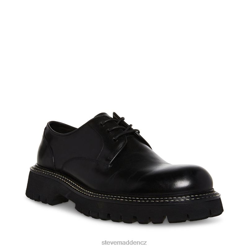 obuv Černá kůže LR2BN993 muži Steve Madden zylen
