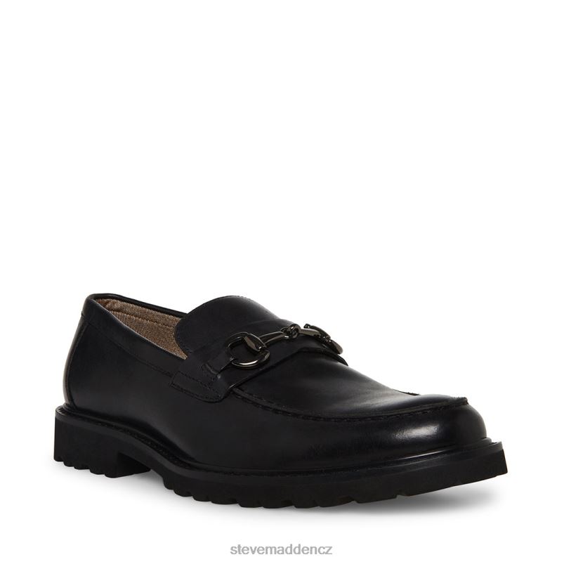 obuv Černá kůže LR2BN996 muži Steve Madden kyan
