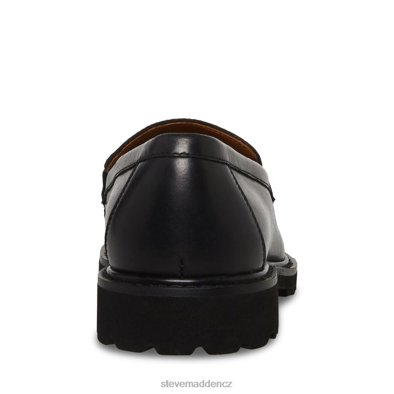 obuv Černá kůže LR2BN996 muži Steve Madden kyan