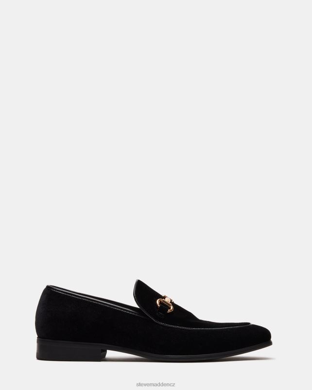 obuv Černý samet LR2BN981 muži Steve Madden diego-v