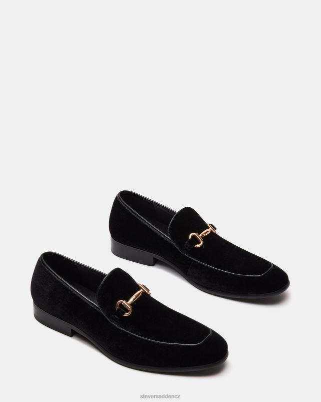 obuv Černý samet LR2BN981 muži Steve Madden diego-v