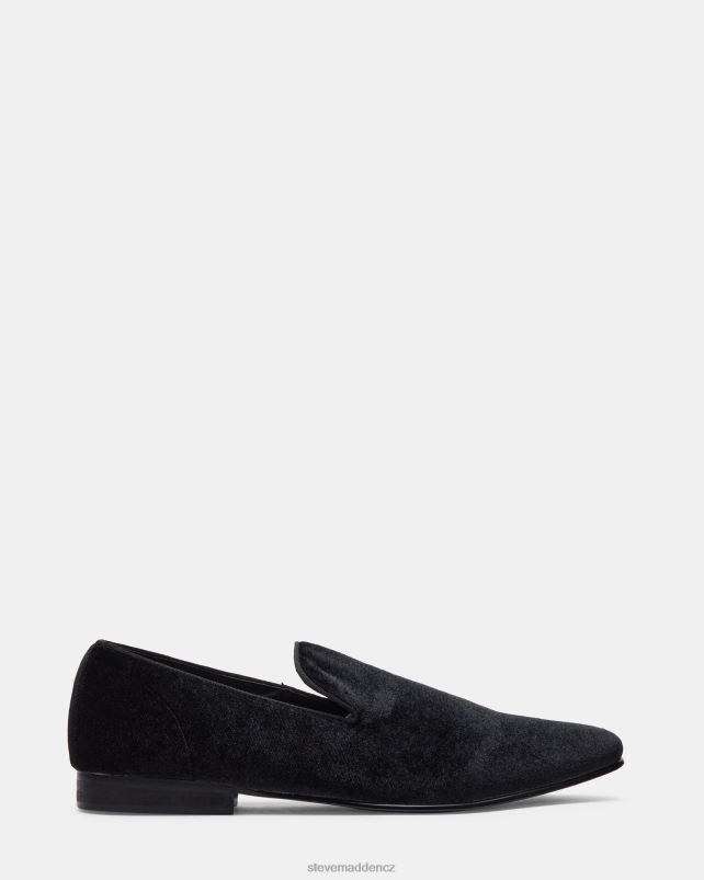 obuv Černý samet LR2BN984 muži Steve Madden světlo