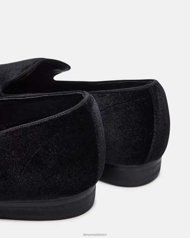 obuv Černý samet LR2BN984 muži Steve Madden světlo