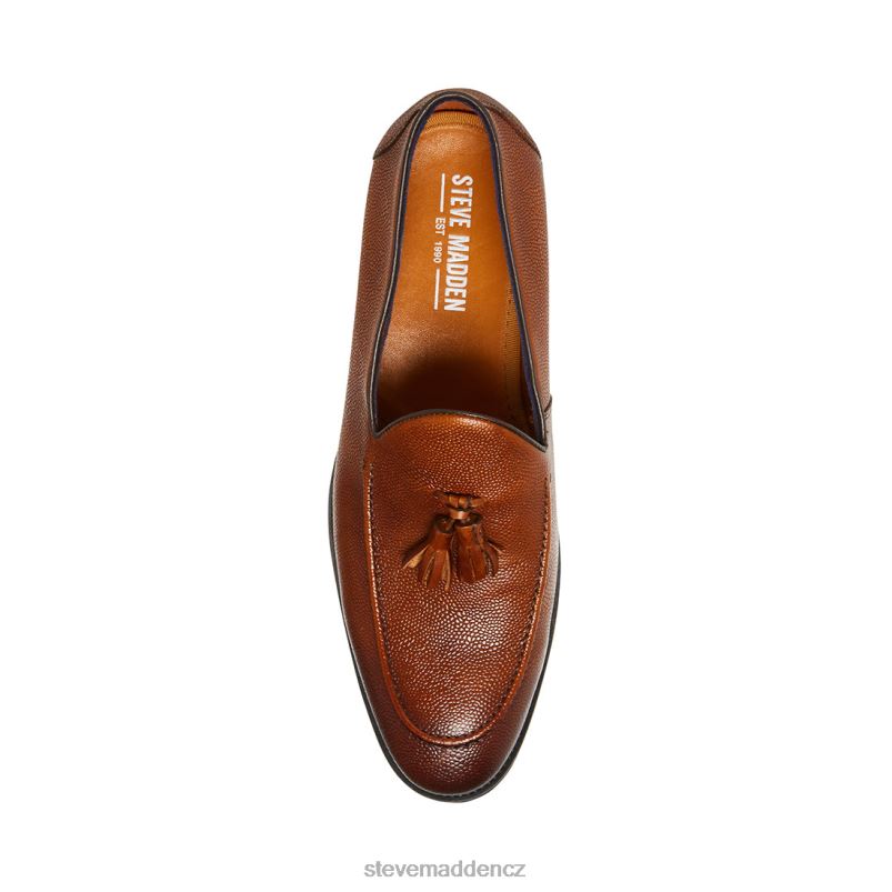 obuv hnědá kůže LR2BN1018 muži Steve Madden paen