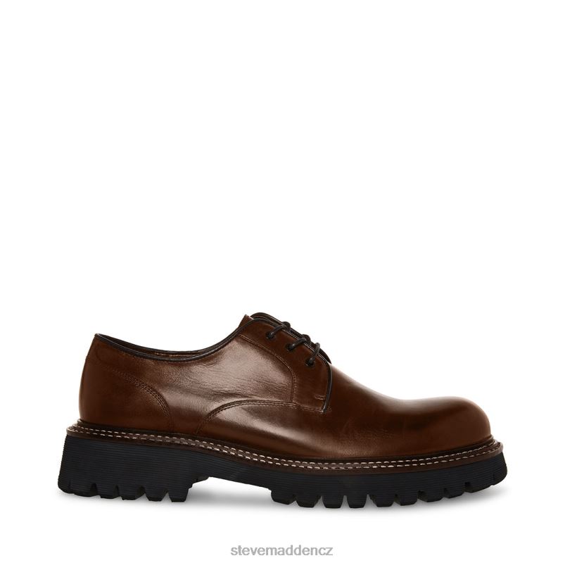 obuv hnědá kůže LR2BN1029 muži Steve Madden zylen