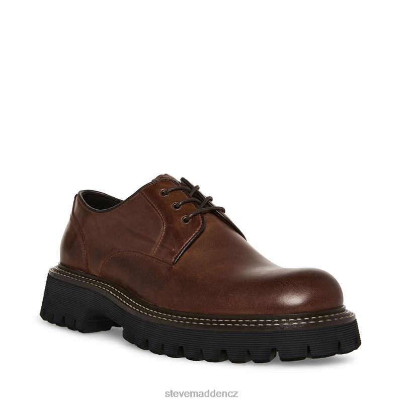 obuv hnědá kůže LR2BN1029 muži Steve Madden zylen