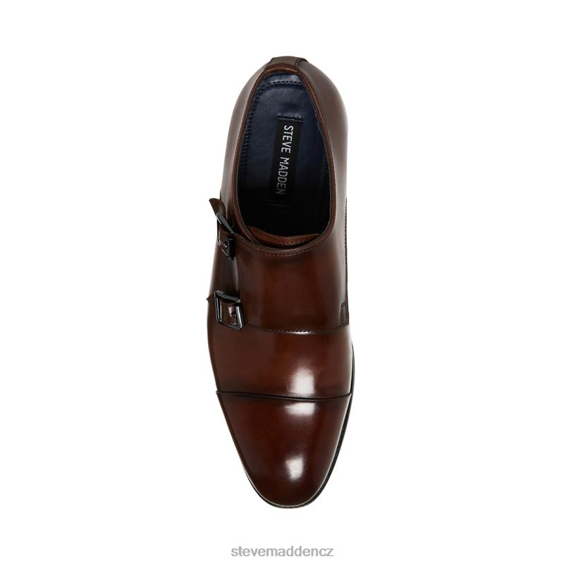 obuv hnědá kůže LR2BN997 muži Steve Madden zaven