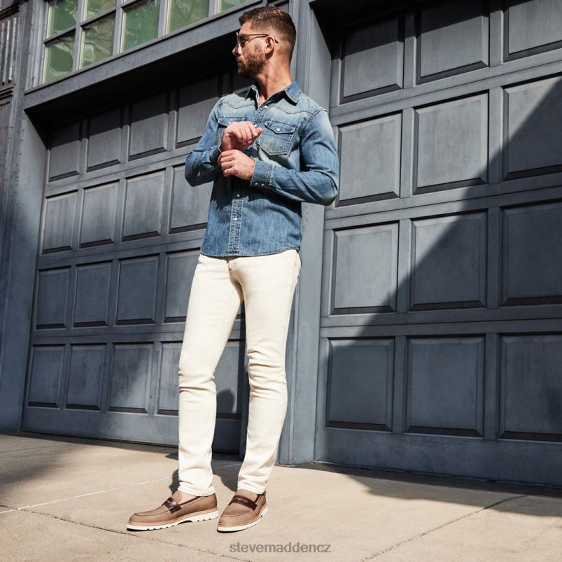 obuv khaki paráda LR2BN1016 muži Steve Madden ewald ric