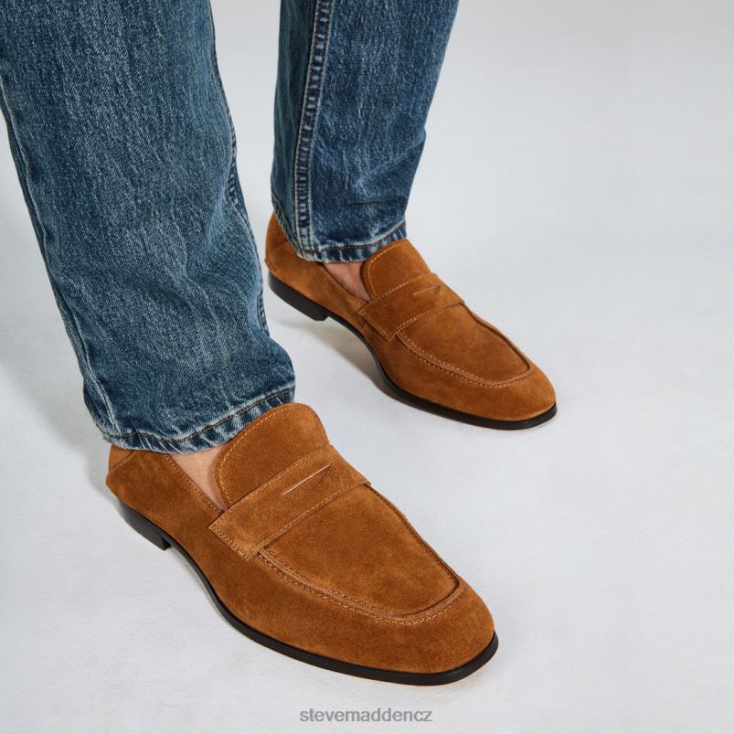obuv žlutohnědý semiš LR2BN991 muži Steve Madden eddyson