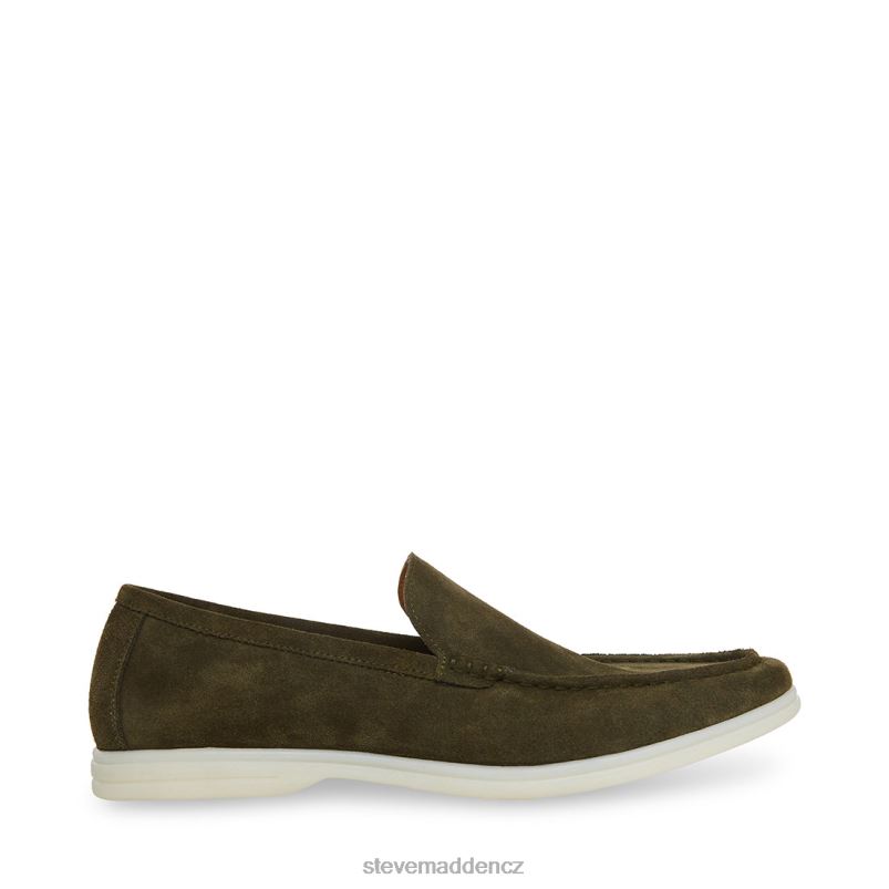 obuv olivový semiš LR2BN1023 muži Steve Madden skřivan