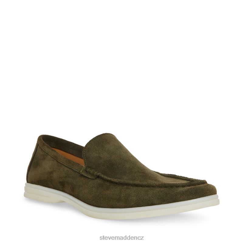 obuv olivový semiš LR2BN1023 muži Steve Madden skřivan