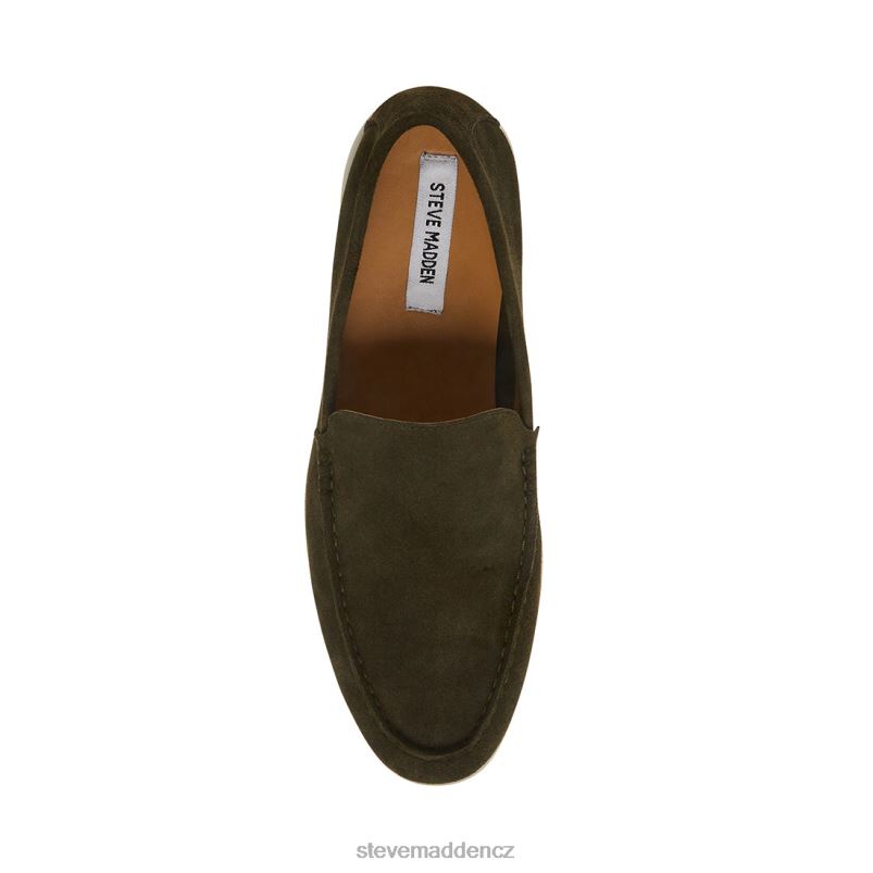 obuv olivový semiš LR2BN1023 muži Steve Madden skřivan