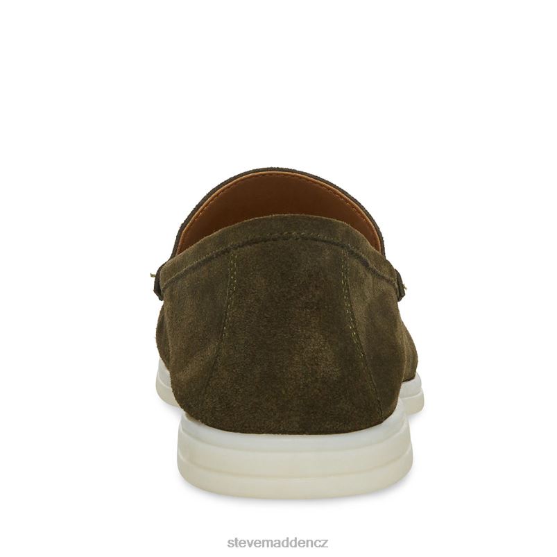 obuv olivový semiš LR2BN1023 muži Steve Madden skřivan