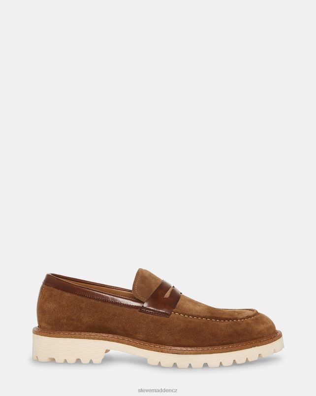 obuv tabákový semiš LR2BN1012 muži Steve Madden bentin