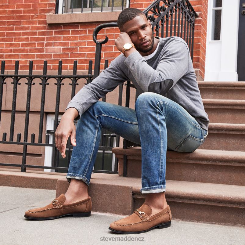 obuv tabákový semiš LR2BN1014 muži Steve Madden gadi