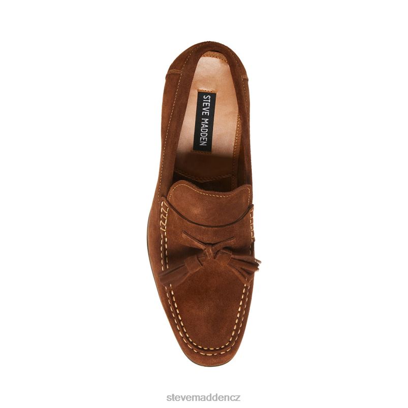 obuv tabákový semiš LR2BN1015 muži Steve Madden gollie