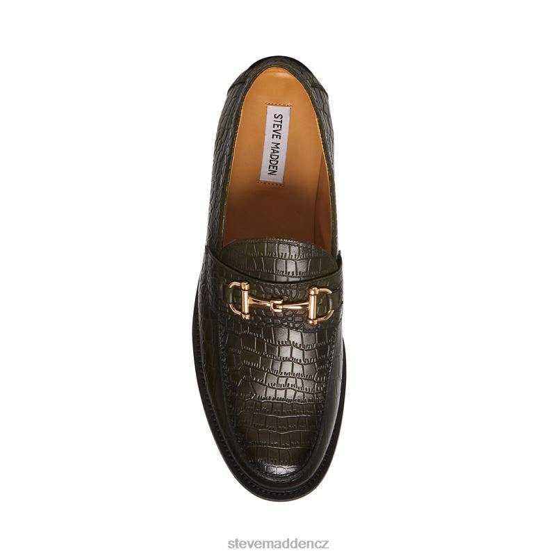 obuv zelený krokodýl LR2BN1043 muži Steve Madden Wallace