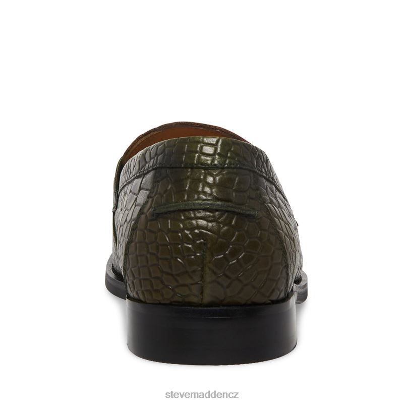 obuv zelený krokodýl LR2BN1043 muži Steve Madden Wallace