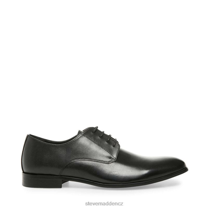 obuv Černá kůže LR2BN1047 muži Steve Madden kořist