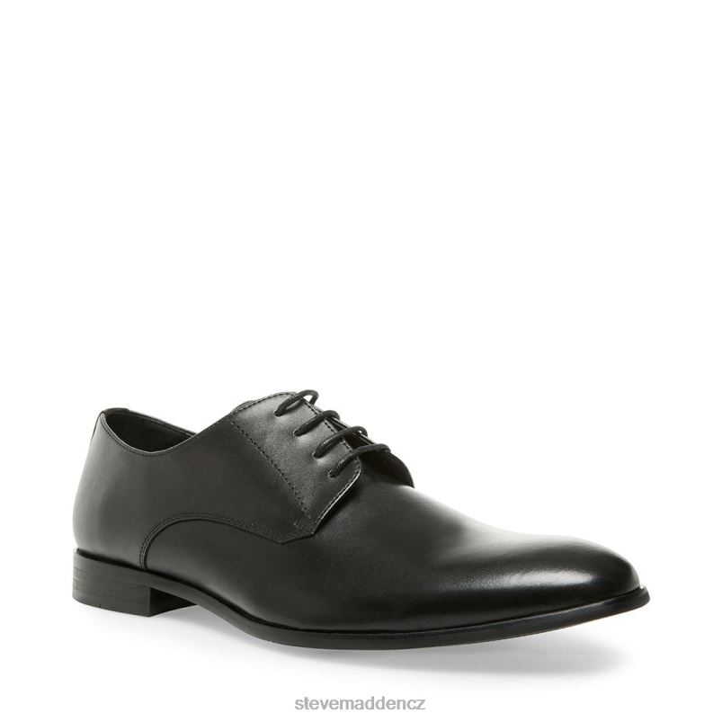 obuv Černá kůže LR2BN1047 muži Steve Madden kořist