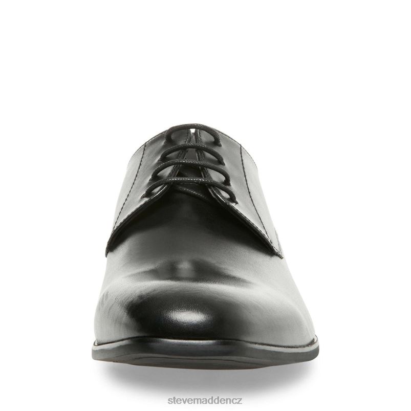 obuv Černá kůže LR2BN1047 muži Steve Madden kořist