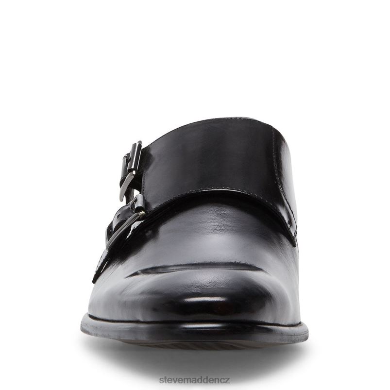 obuv Černá kůže LR2BN1048 muži Steve Madden beaumont