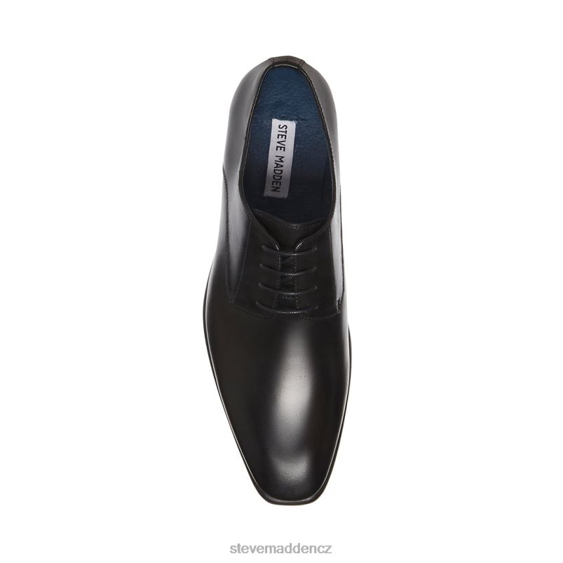 obuv Černá kůže LR2BN1052 muži Steve Madden beaux