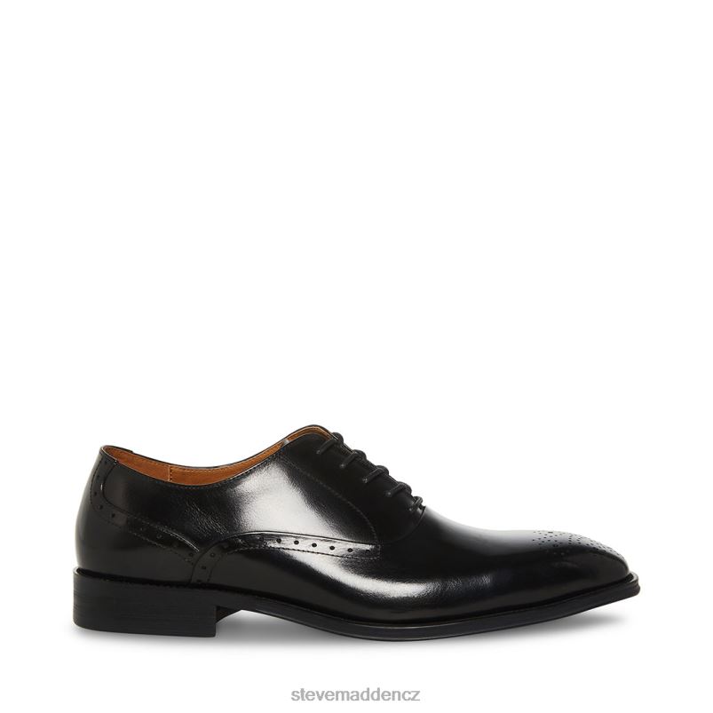 obuv Černá kůže LR2BN1055 muži Steve Madden zate