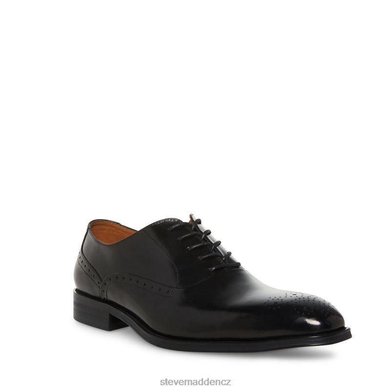 obuv Černá kůže LR2BN1055 muži Steve Madden zate