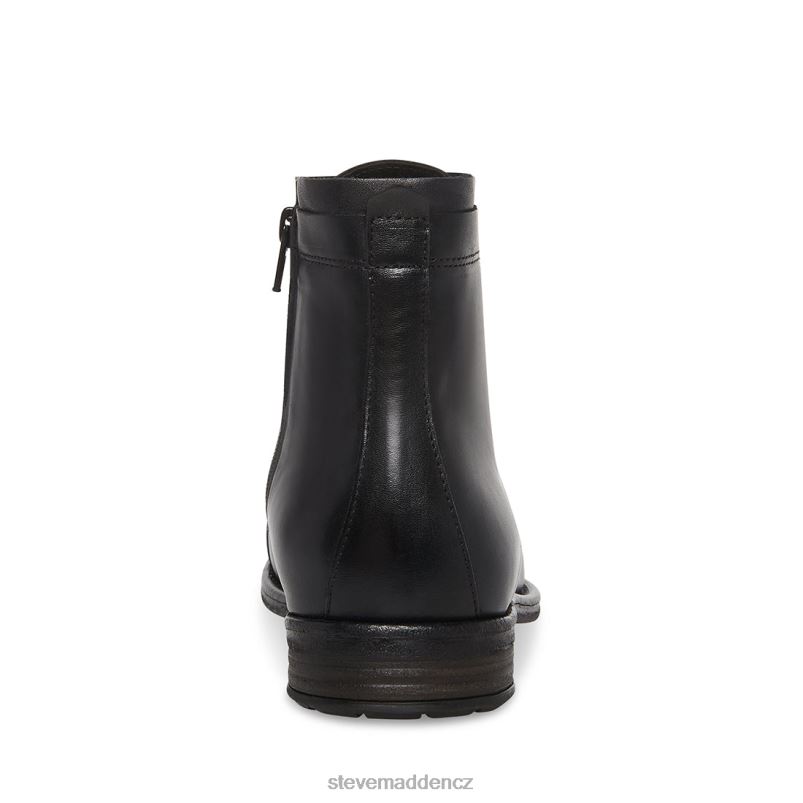 obuv Černá kůže LR2BN1060 muži Steve Madden studny