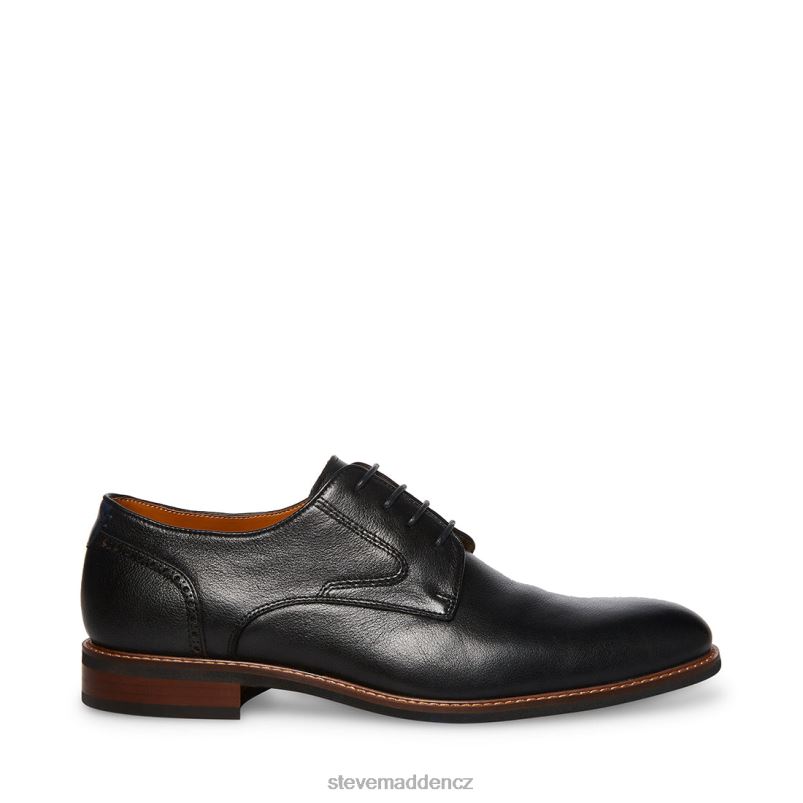 obuv Černá kůže LR2BN1066 muži Steve Madden bannon