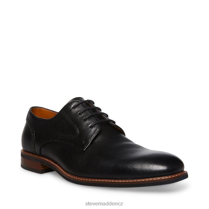 obuv Černá kůže LR2BN1066 muži Steve Madden bannon