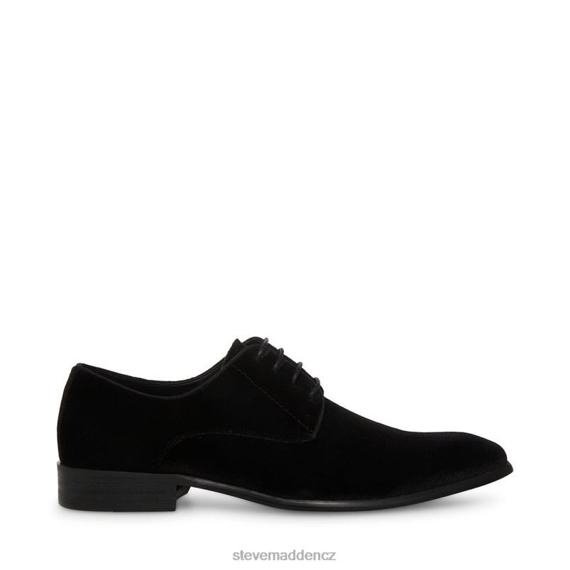 obuv Černý samet LR2BN1051 muži Steve Madden beaux-v