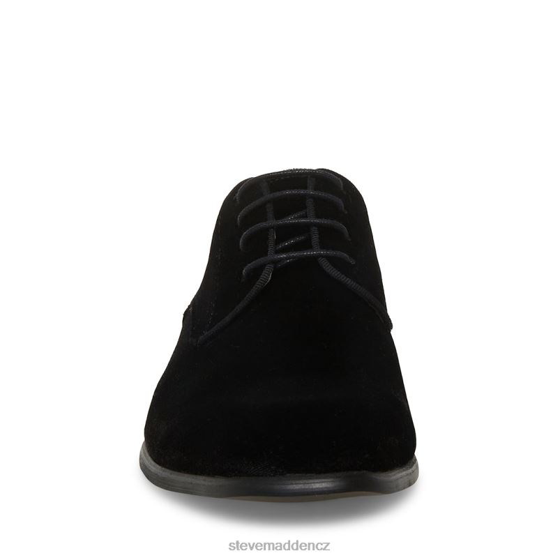 obuv Černý samet LR2BN1051 muži Steve Madden beaux-v