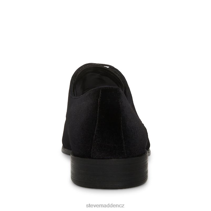obuv Černý samet LR2BN1051 muži Steve Madden beaux-v