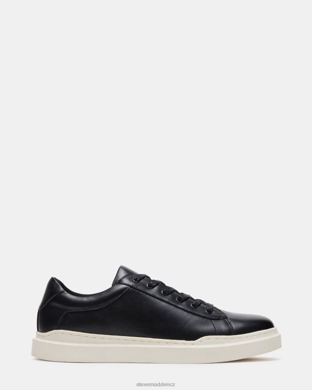 obuv Černá kůže LR2BN901 muži Steve Madden tilton